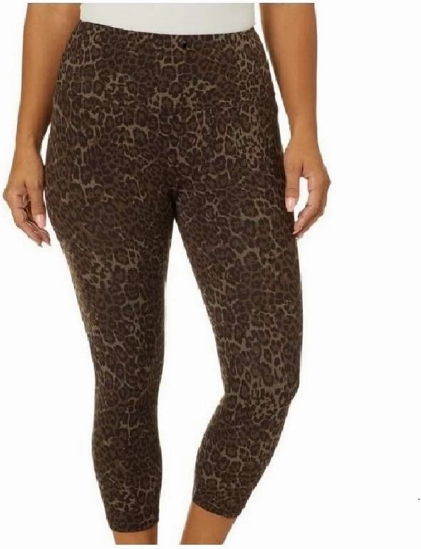 INTRO. Tummy Control High Waist Pull-On Capri Length Legging