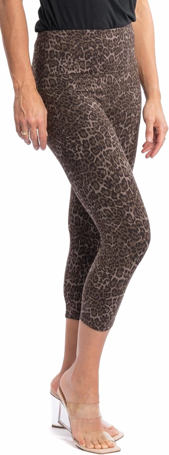 INTRO. Tummy Control High Waist Pull-On Capri Length Legging