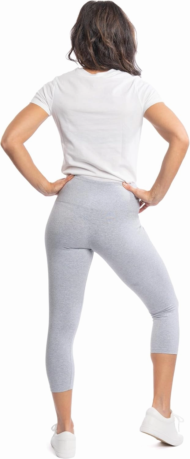 INTRO. Tummy Control High Waist Pull-On Capri Length Legging