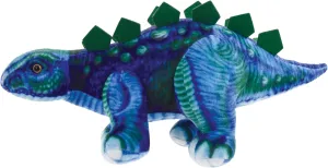 iscream Dinosaur Buddies Plush 15" x 7" Stegosaurus Toy with Roaring Sound