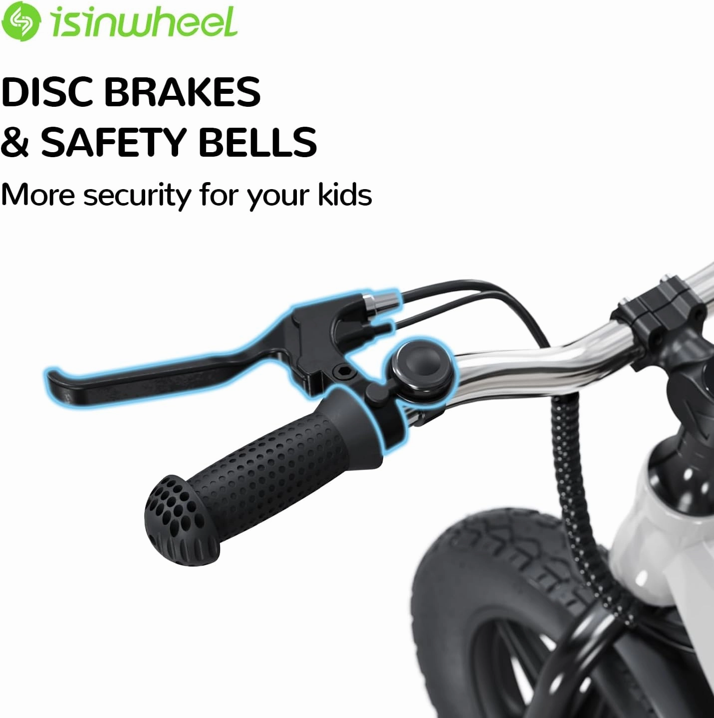 isinwheel 2-in-1 Electric Bike for Kids Ages 2-6, 150W/250W Electric Balance Bike with Swappable Battery, 12/14 inch Inflatable Tire and Adjustable Seat, Electric Motorcycle for Kids Boys & Girls