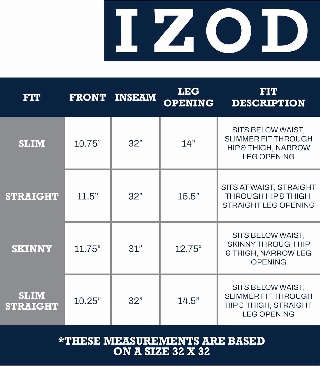 IZOD Men's Straight Fit Jeans - Comfortable Stretch Casual Pull On Denim Jeans for Men - Ultrasoft Men's Fashion Pants
