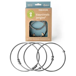 Jangles - Stainless Steel Baby Rattle, Teether, Teething Bracelet & Fidget Toy – Made in USA, Durable, Safe, Non-Toxic, BPA-Free – Ideal for Teething, Sensory Play & Early Development
