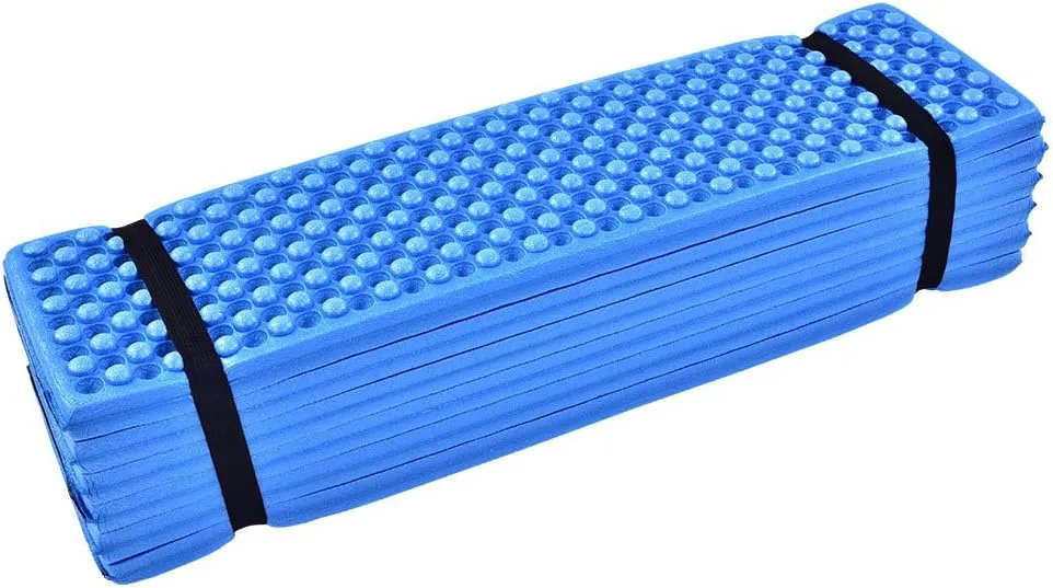 Joyzan Foam Egg Folding Camping Mat, Ultralight Closed Cell Pad Sleeping Lightweight Mat Compact Cushion Outdoor Mattress XPE Yoga Picnic Hiking Backpacking Mountaineering Plain Climbing