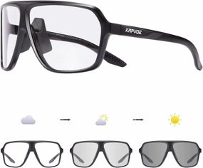 KAPVOE Photochromic Cycling Glasses for Men Women Sports Sunglasses MTB Biking Sunglasses UV Protection K64