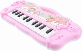 KESYOO 1Pc Electronic Organ Pink Musical Instrument for Enhances Musical Skills Engaging Plaything for Early Learning and Development