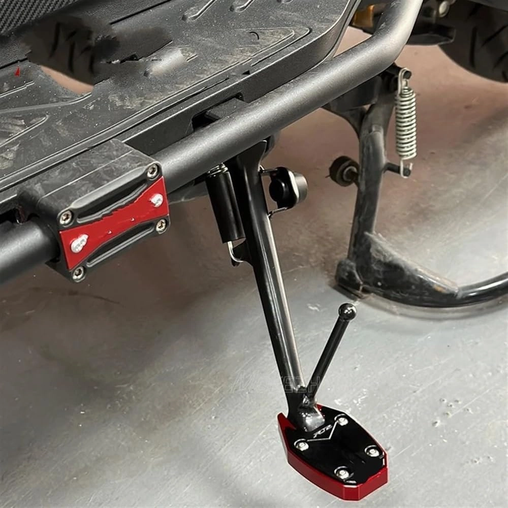 Kickstand Extender for Daelim XQ250 XQ 250 Cyclone RT2 RT 2 Accessories Motorcycles Side Stand Extension Pad Support Plate Anti-Skid Enlarged Base