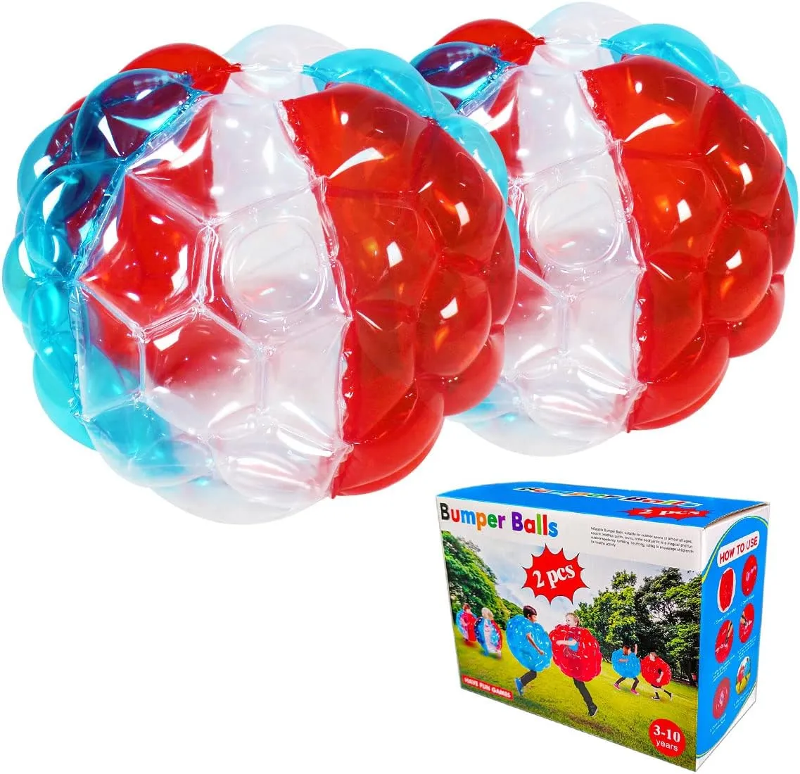 Kids Sumo Balls, Partner Bounce Ball Sumo Game, Giant Human Hamster Pussing Body Animal Ball, For Kids Outdoor Team Game, Ages 3-10
