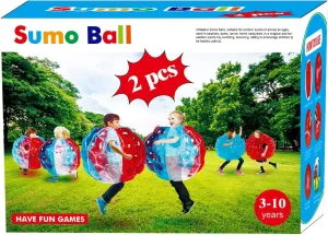 Kids Sumo Balls, Partner Bounce Ball Sumo Game, Giant Human Hamster Pussing Body Animal Ball, For Kids Outdoor Team Game, Ages 3-10