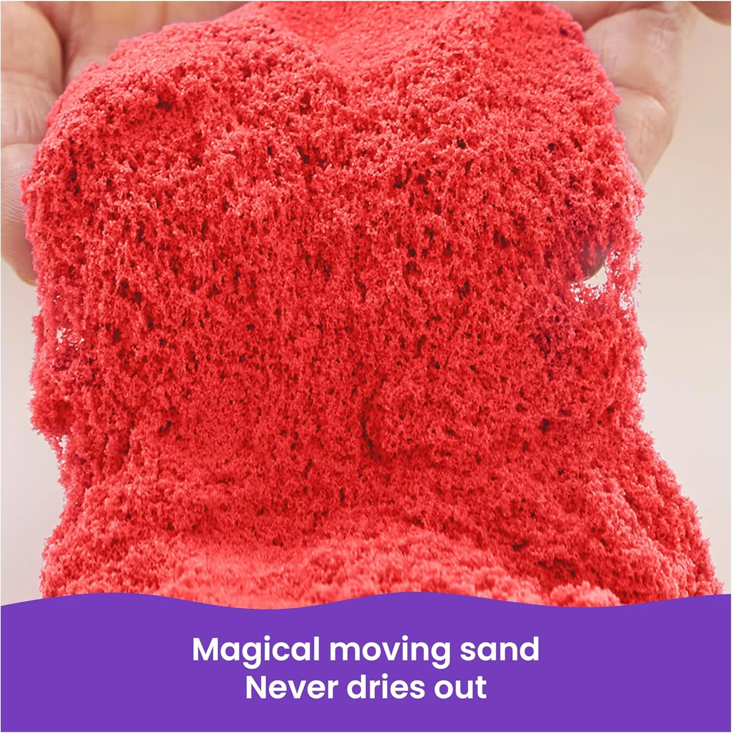 Kinetic Sand, 6lbs Mega Mixin’ Bag with Red, Yellow & Blue Play Sand (Packaging May Vary), Sensory Toys for Kids Ages 3 and up