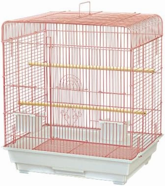 King's Cages ES 2016 S Square top Bird cage Toy Toys Finches Lovebirds Canaries (Black)