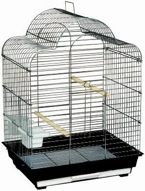 King's Cages ES 2016 T Triple top Bird cage Toy Toys Finches Lovebirds Canaries (Blue/White)