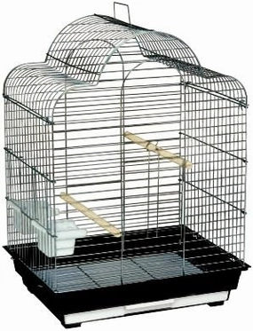 King's Cages ES 2016 T Triple top Bird cage Toy Toys Finches Lovebirds Canaries (Blue/White)