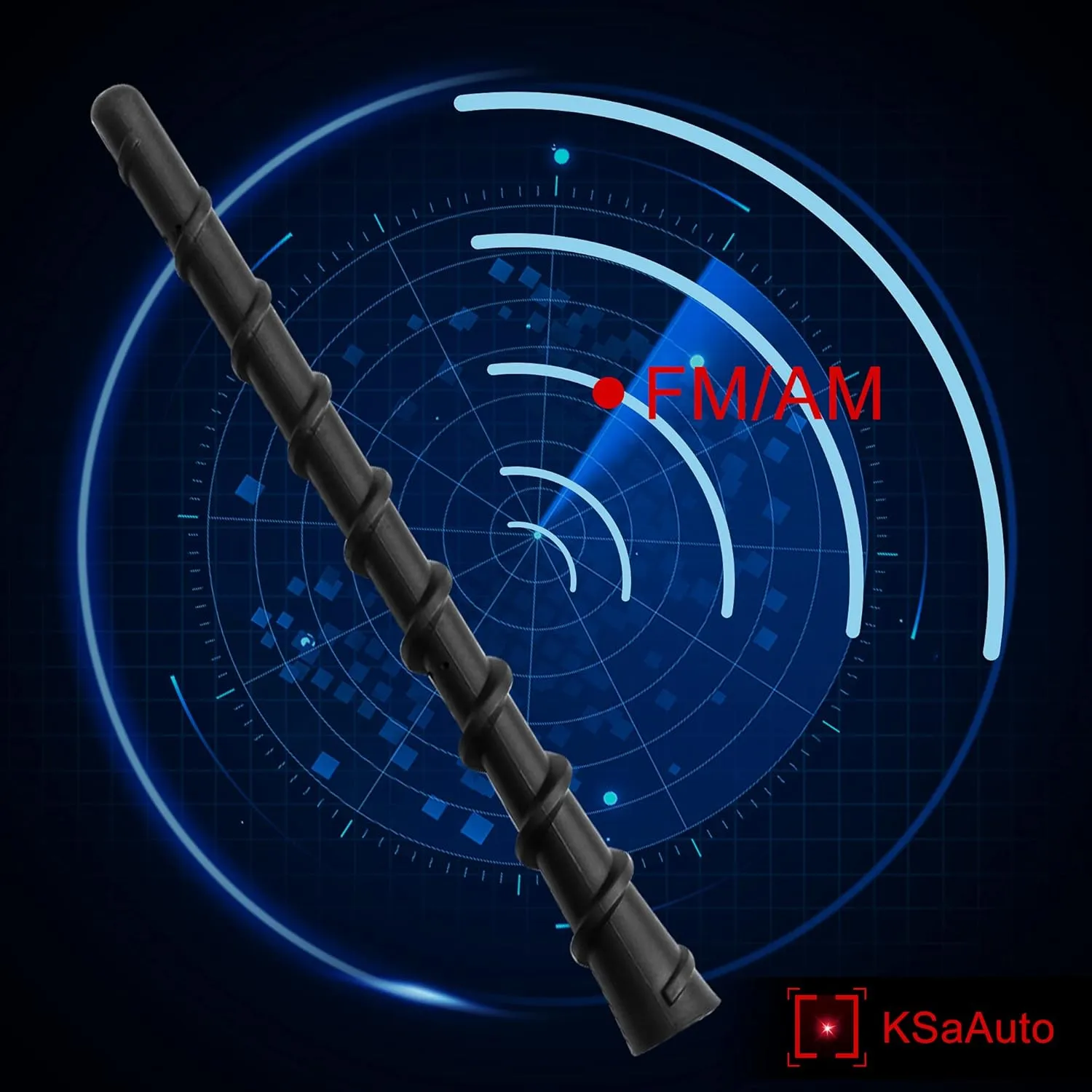 KSaAuto Antenna Compatible with Ford F150 2009-2025, 8 Inch F-150 Truck Accessories Ford Pickup Truck Radio Short Antenna Replacement 2017-2025 F-250 F-350 Bronco