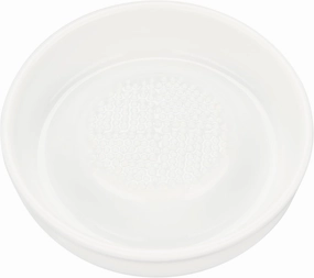 Kyocera 3.5” Ceramic Grater For Ginger, Cheese, Garlic, and More, Essential Kitchen Tool, White