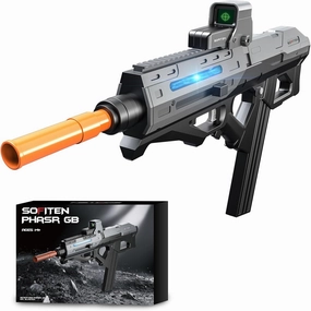 Large Gel Ball Blaster with 40K Rounds & Extended 100  Foot Range Gel Gun Blaster Automatic Outdoor Activities Fighting Shooting Team Game Toy Guns Gift for Adults Teenage Ages 14 