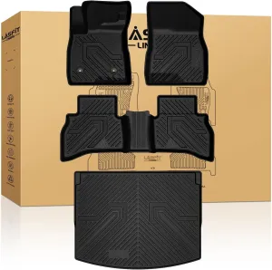 LASFIT Floor Mats & Cargo Liner for Chevrolet Chevy Trailblazer 2021-2026 (Only Fit AWD & Cargo in Upper Deck Position), All Weather TPE Custom Fit Floor Mats for Car, Car Floor Mats Full Set