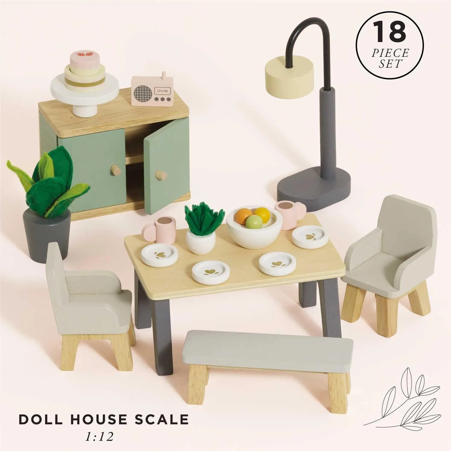 Le Toy Van Daisylane Drawing Room Dollhouse Furniture (ME056)