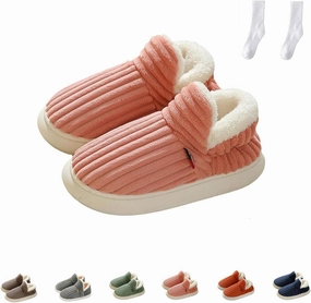 LELEBEAR Pluffi Slipper Booties for Women And Men, Pluffi The Cozy Stylish Slipper, Warm Plush Lining Slippers Shoes Slides