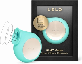 LELO SILA Cruise Suction Vibrator, Clit Sucking Toy for Woman, Clitoris Stimulator with Waterproof Design, Suction Sex Toy with 8 Vibrations Settings for Limitless Pleasure, Aqua