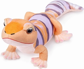 Leopard Gecko Plush Toy,Leopard Gecko Stuffed Animal, Wild Zoo Animals Plushies for Grad, Preschool, College, Highschool, Pre-k,Purple and Orange…