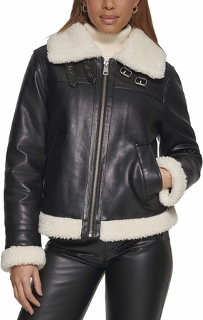 Levi's Women's Faux Rancher Aviator Jacket