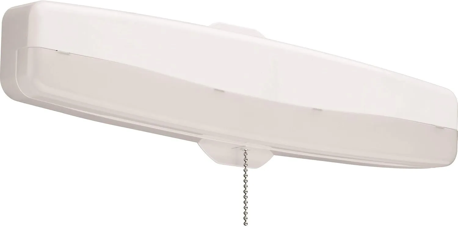 Lithonia Lighting FMMCL 18 840 S1 M4 LED Flush Mount Closet Light with Pull Chain, White, 18"