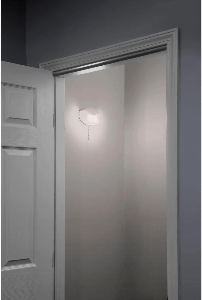 Lithonia Lighting FMMCL 24 840 S1 M4 LED Flush Mount Closet Light with Pull Chain, White, 24"