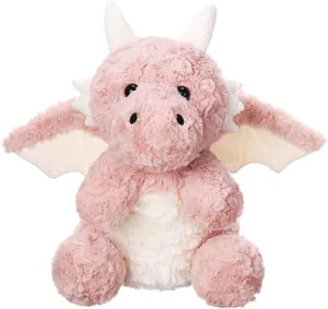Little Flying Dragon Plush,Soft Dinosaur Stuffed Animals Pillow,Kawaii Fire Dragon Animal Plushies Toy, for Girls,11.86",Pink