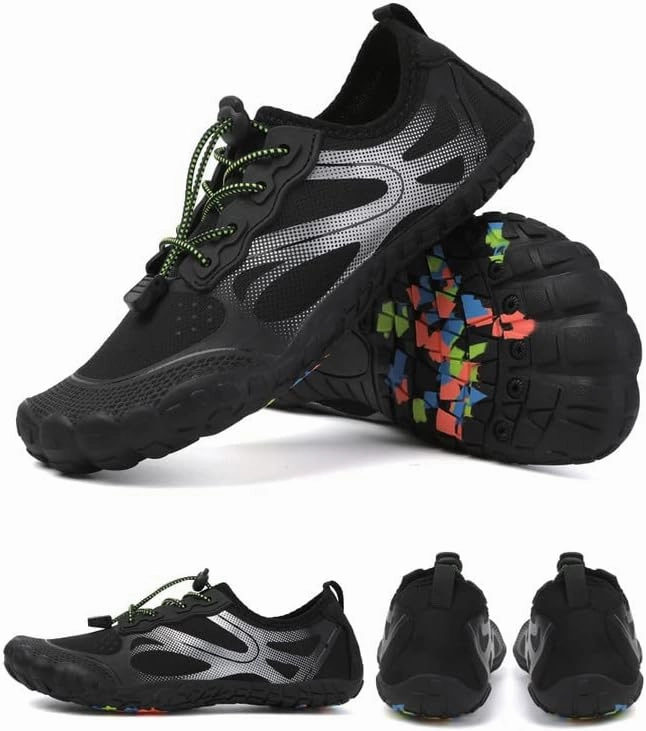 LIZRHA Water Shoes for Men and Women Quick Dry Aqua Swim Barefoot Shoes for Outdoor Fishing Beach Pool Boat Surfing Walking Water Park and Yoqa Activities