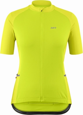 Louis Garneau, Womens, W's Beeze 4 Jersey, Bright Yellow, Large