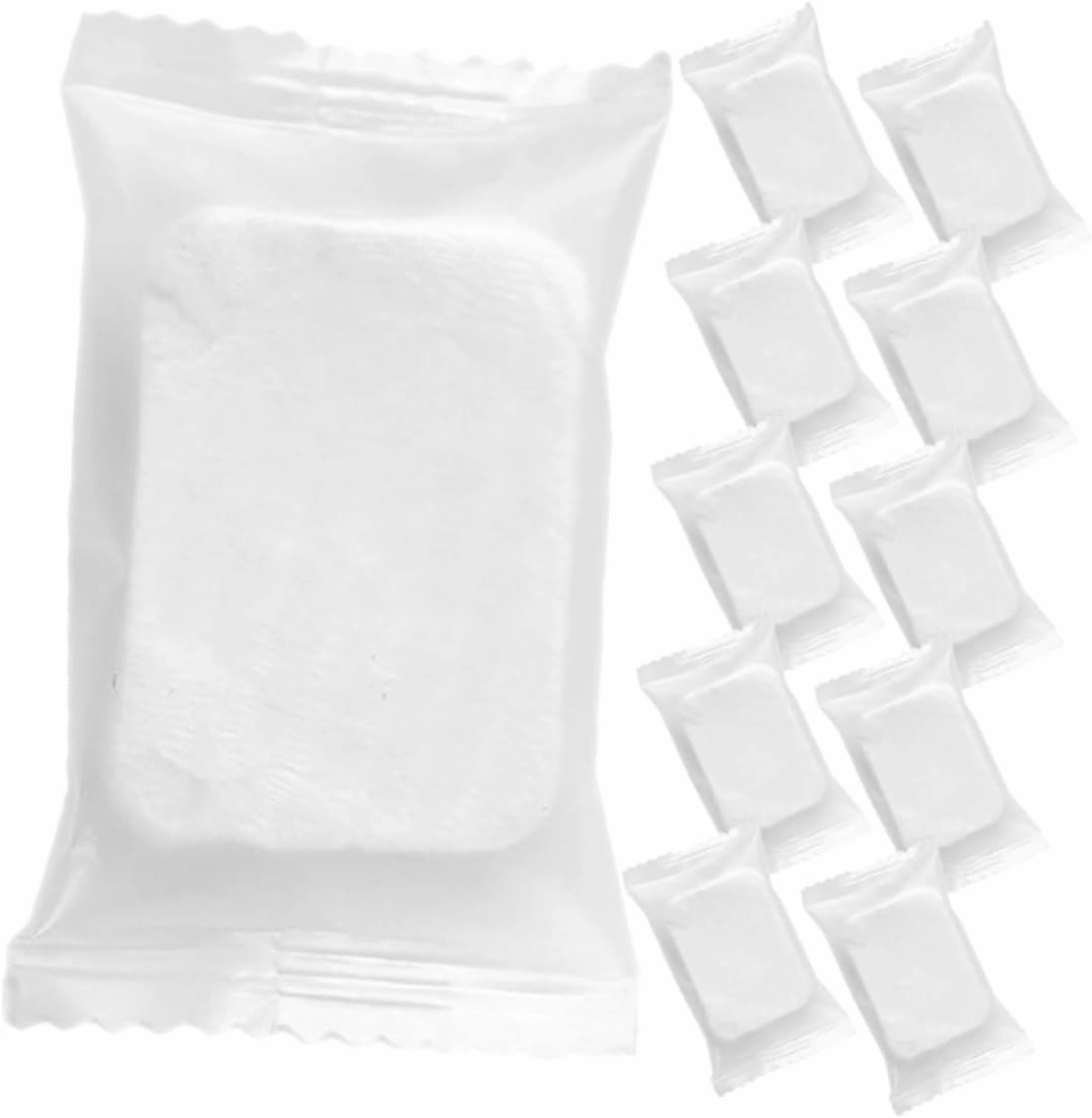 Luxury Soft Facial Pads 100 Count Compressed Makeup Removing Pads Gentle on Skin