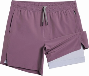 maamgic Gym Shorts for Men 7 inch with Liner Stretch 2 in 1 Workout Shorts Men Quick Dry Athletic Shorts