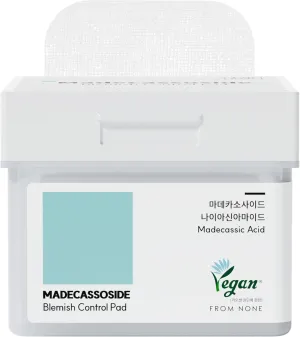 Madecassoside Blemish Control Toner Padsㅣ120 Pads, Vegan Face Gauze Pads, Improve Uneven Skin Tone, Centella Asiatica, Niacinamide, Low pH, Low-Irritant, for Sensitive Skin