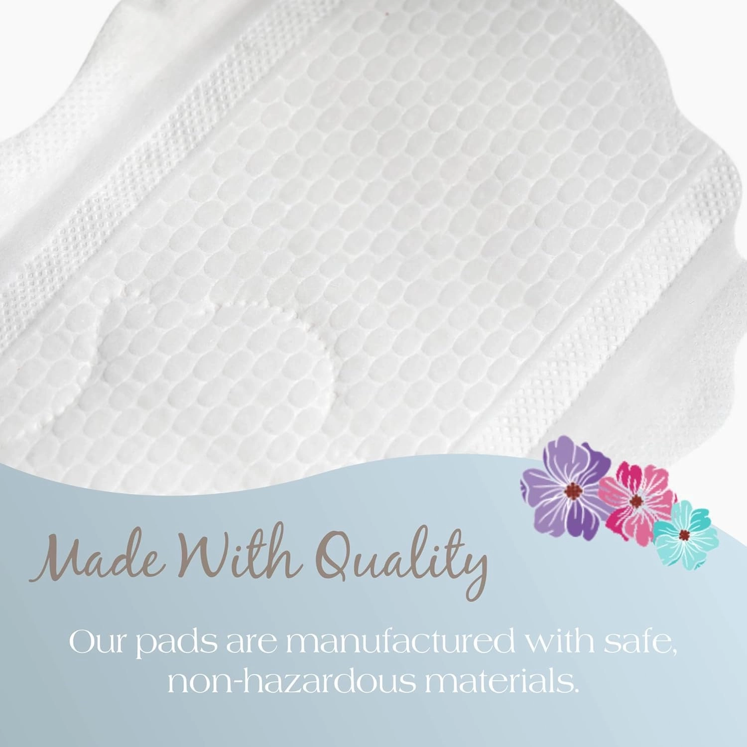 Maeves Thin Sanitary Pads with Wings for Women for Light, Heavy, Overnight Flow Soft - 30 Count