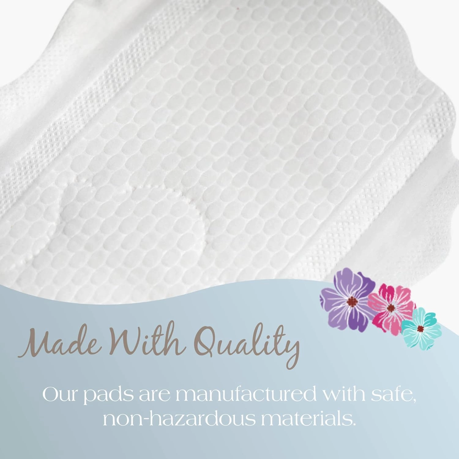 Maeves Thin Sanitary Pads with Wings for Women for Light, Heavy, Overnight Flow Soft - 30 Count