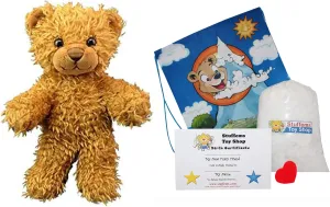 Make Your Own Stuffed Animal Mini 8 Inch Very Soft Caramel The Bear Kit - No Sewing Required!