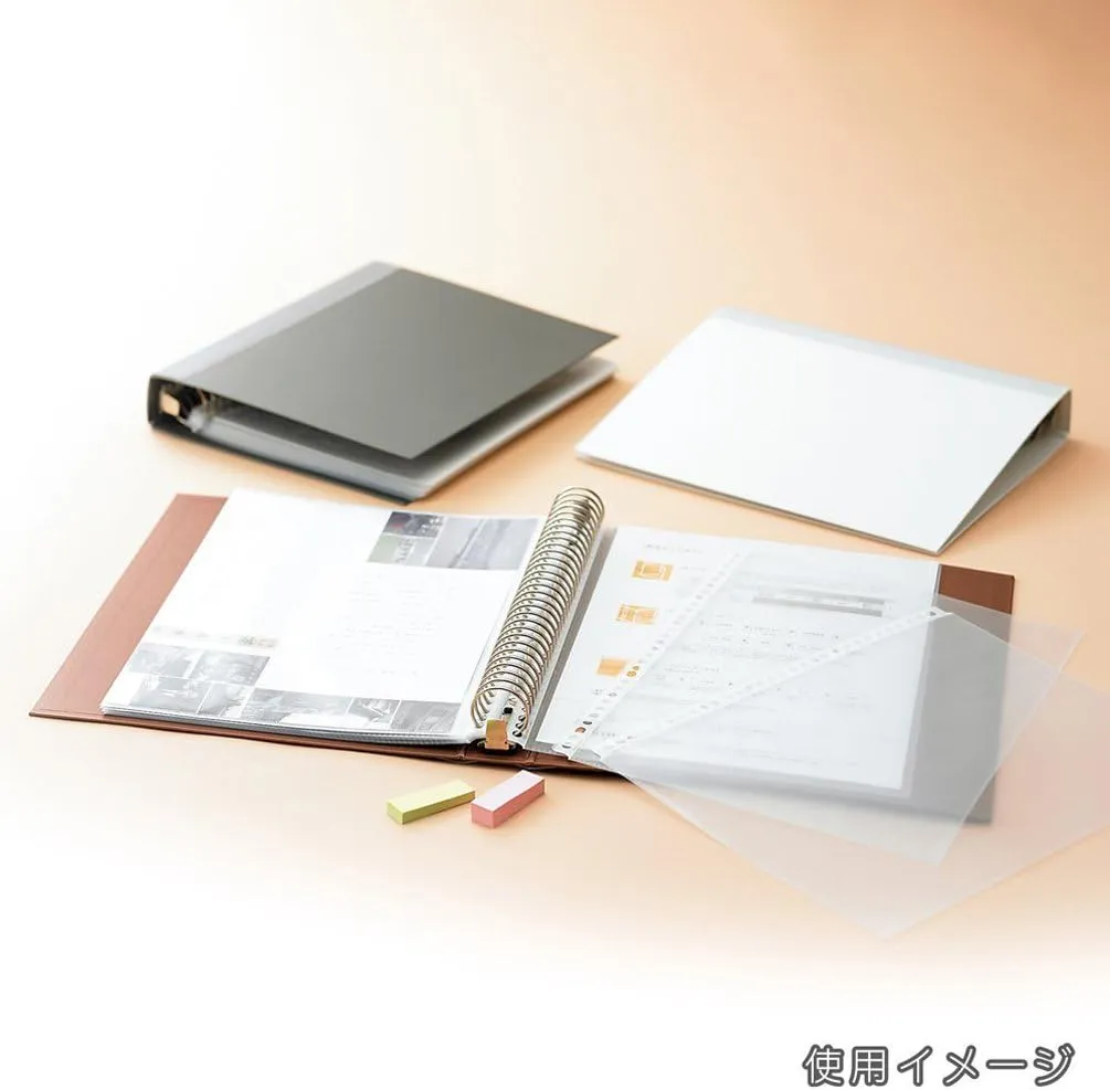Maruman F948R-05 Loose Leaf Binder, A4, Doublock, 30 Holes, Black