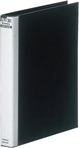 Maruman F948R-05 Loose Leaf Binder, A4, Doublock, 30 Holes, Black