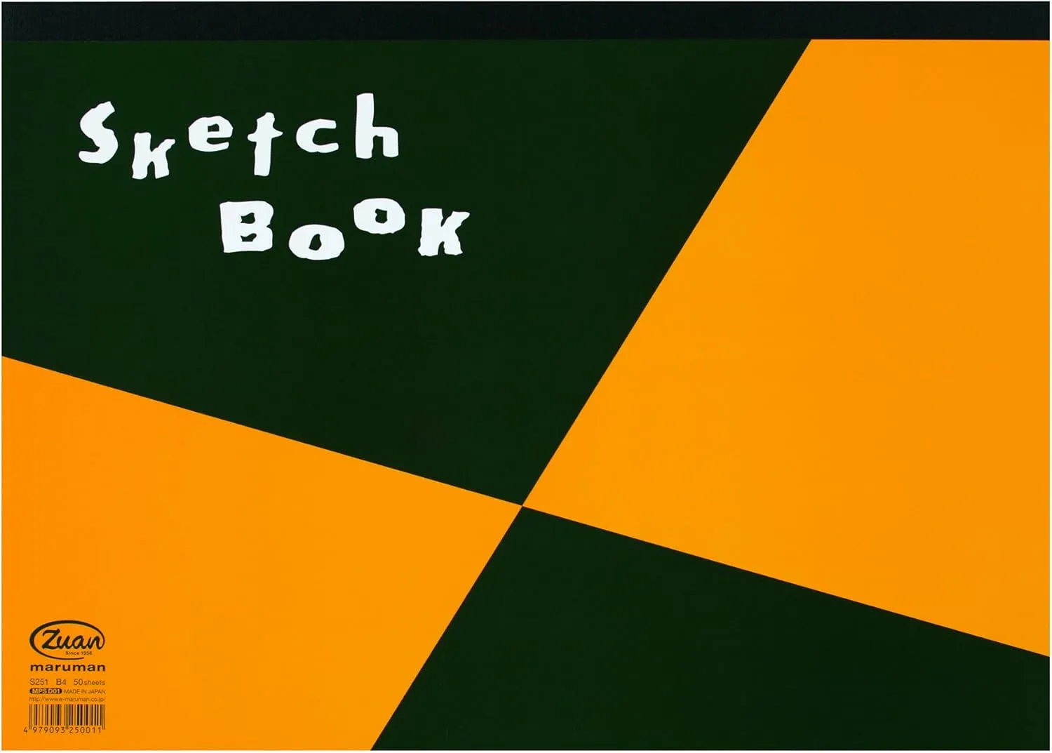 Maruman ZUAN Sketchpad 13.86 x 9.88 Inches (B4), Unruled, 50 pages (S251)