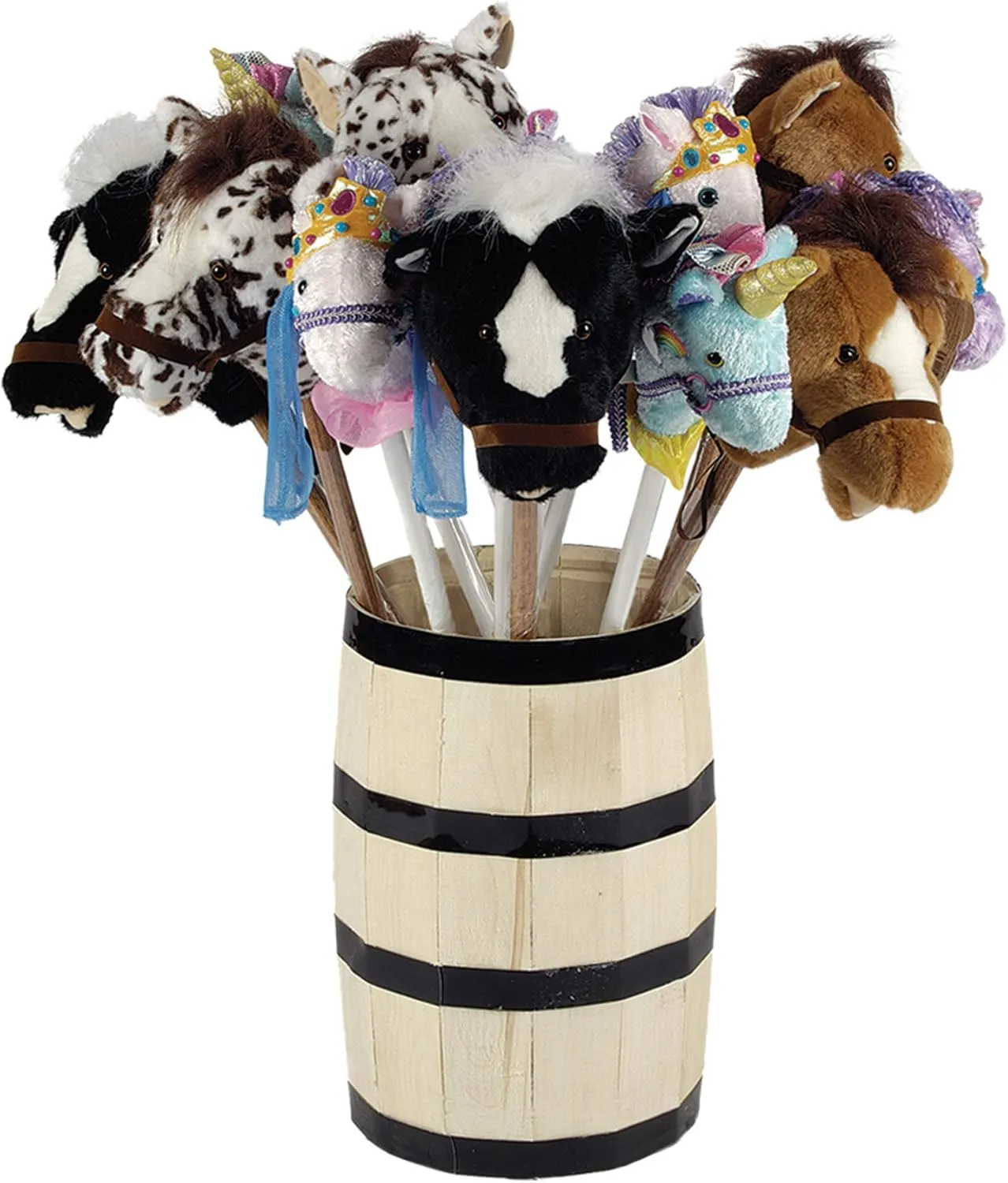 Mary Meyer Plush Hobby Horse |Stick Horses Toy - Easy Ride 'Um - 33-Inches Tall, Black