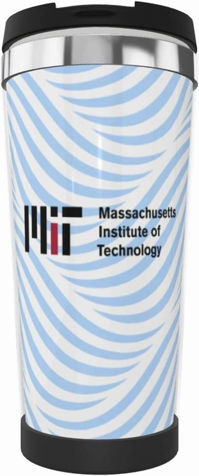 Massachusetts Institute Of Technology Logo Coffee Mug,Stainless Steel Double Vacuum Insulated Tumbler,Coffee Travel Mug Spill Proof With Lid.