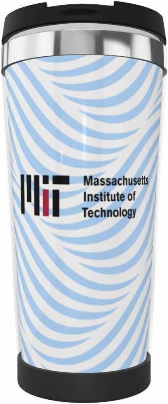 Massachusetts Institute Of Technology Logo Coffee Mug,Stainless Steel Double Vacuum Insulated Tumbler,Coffee Travel Mug Spill Proof With Lid.
