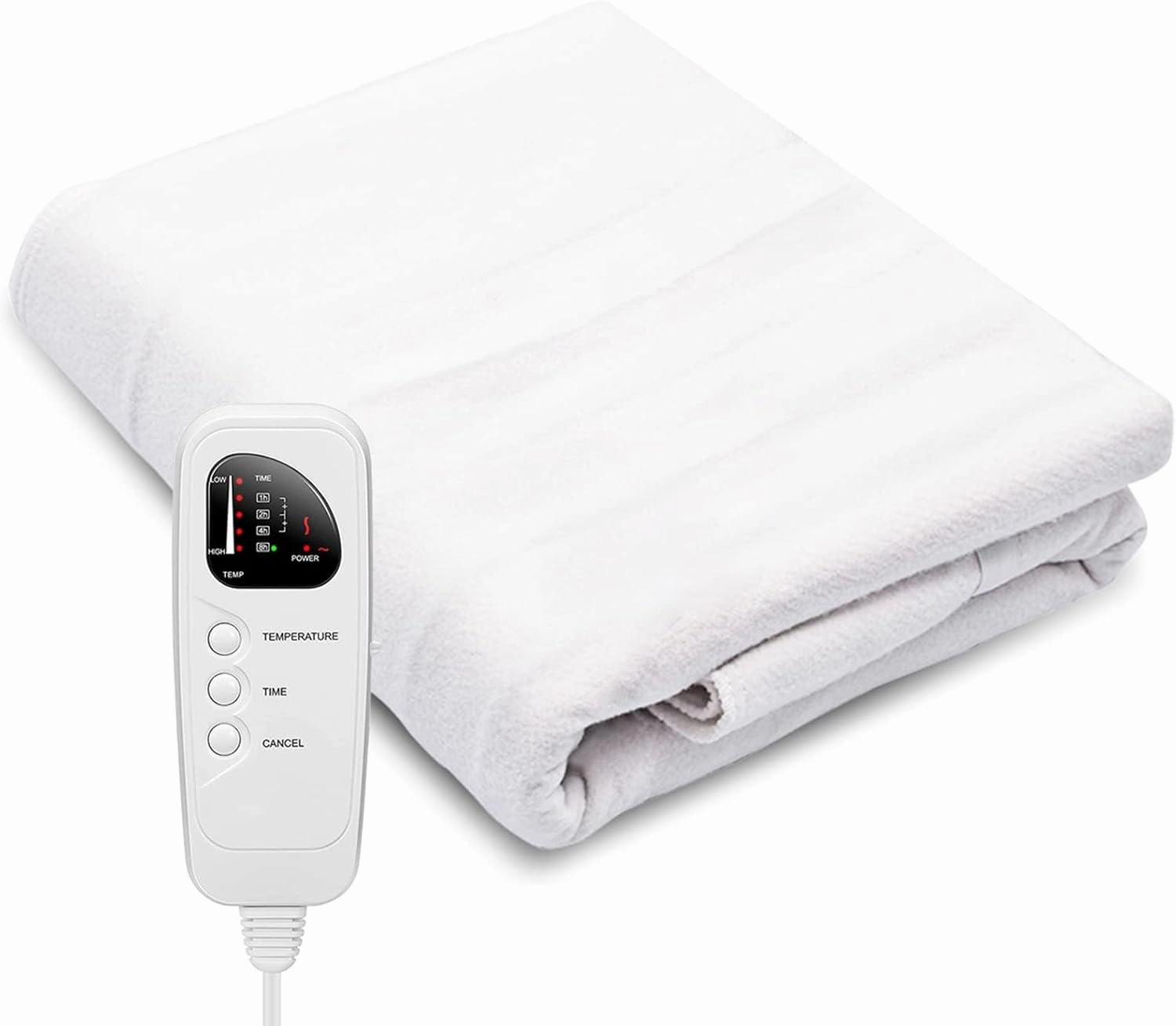 Massage Table Warmer- WELLHUT Electric Heating Pad, Machine Washable Massage Bed Heater w/ 5 Heat Levels, 8 Timer Settings, Overheat Safeguard System, Heat Pad for Spa, Therapy