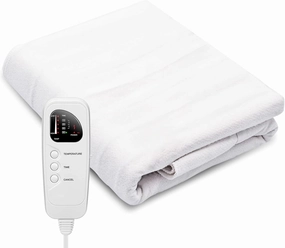 Massage Table Warmer- WELLHUT Electric Heating Pad, Machine Washable Massage Bed Heater w/ 5 Heat Levels, 8 Timer Settings, Overheat Safeguard System, Heat Pad for Spa, Therapy