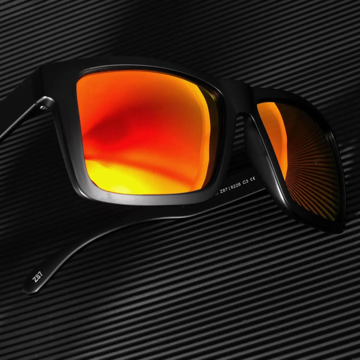MAXJULI XXL Size Double Extra Large Z87 Sunglasses for Big Wide Heads Men TR90 Ultralight UV400 Protection Glasses 8228