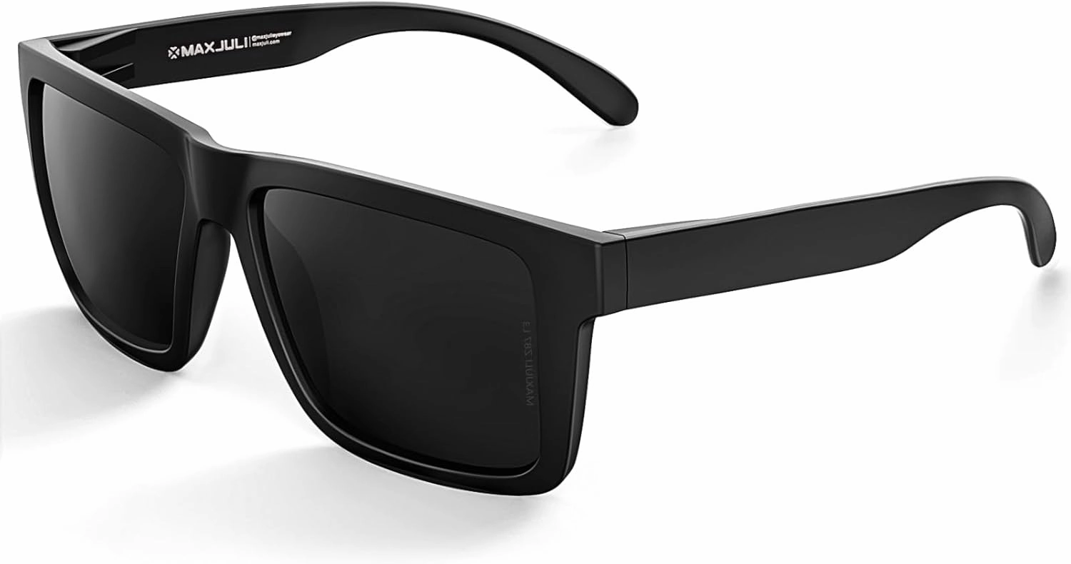 MAXJULI XXL Size Double Extra Large Z87 Sunglasses for Big Wide Heads Men TR90 Ultralight UV400 Protection Glasses 8228