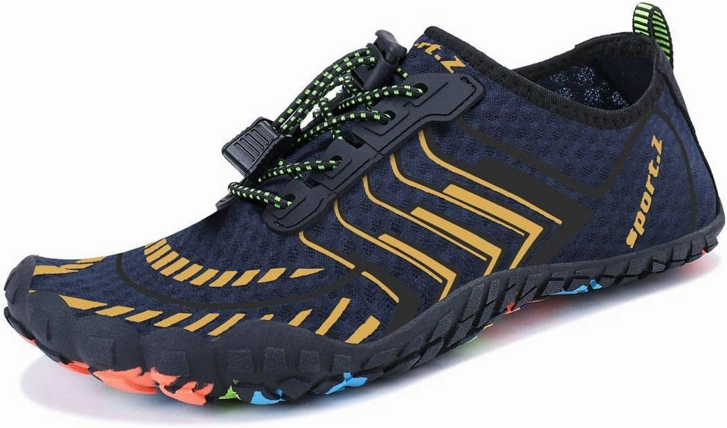 MAYZERO Water Shoes Men Women Swim Surf Shoes Beach Pool Shoes Wide Toe Hiking Aqua Shoes Winter House Slippers