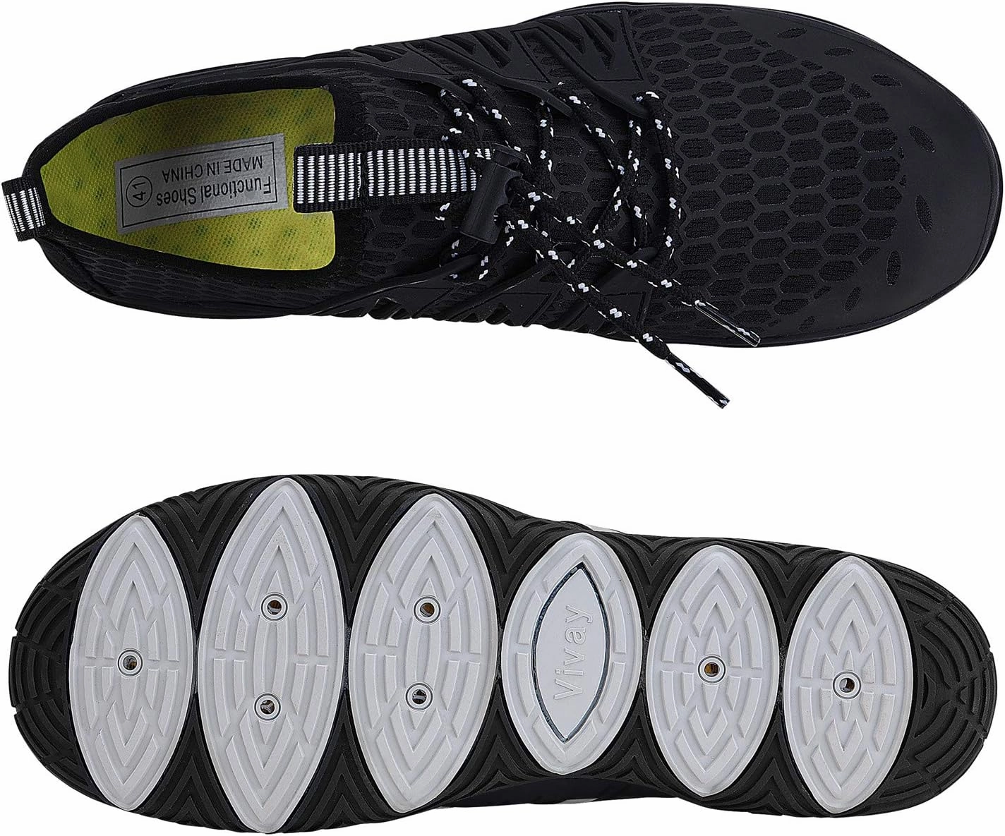 MAYZERO Water Shoes Men Women Swim Surf Shoes Beach Pool Shoes Wide Toe Hiking Aqua Shoes Winter House Slippers