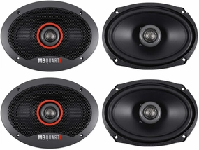 MB Quart (4) FKB169 6x9 300 Watt Car Stereo Coaxial Speakers